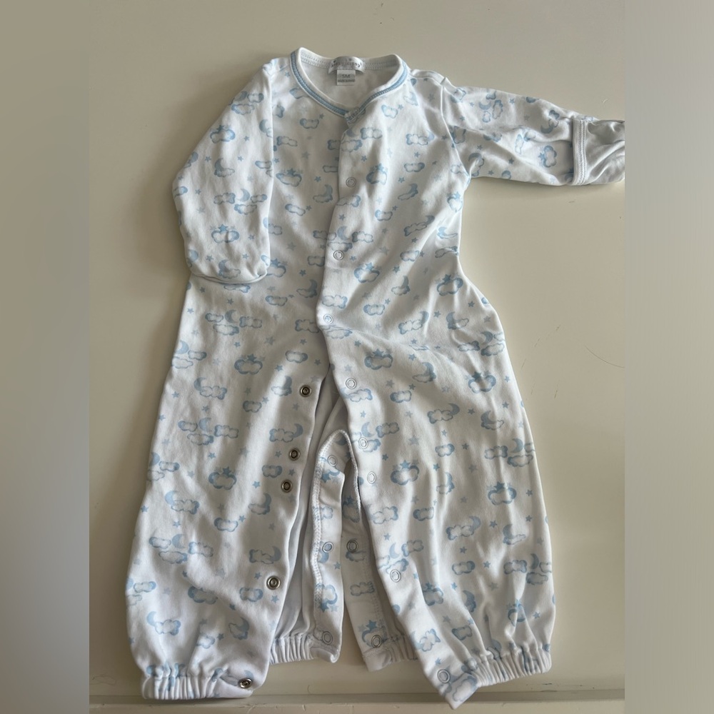 Kissy Kissy - Converter Gown - White Blue size small